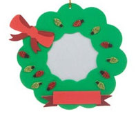 wreath picture frame